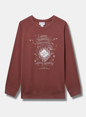 Harry Potter Cozy Fleece Classic Fit Crew Sweatshirt