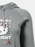 Hello Kitty Holiday Classic Fit Cozy Fleece Raglan Hoodie