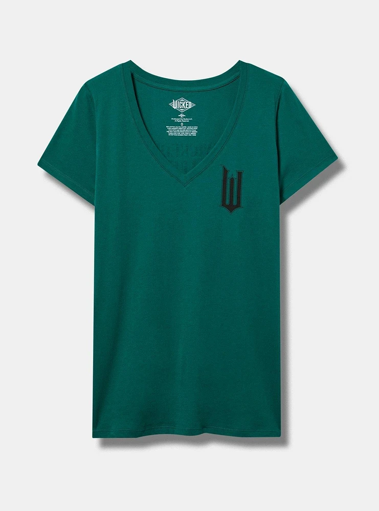 Wicked Classic Fit Cotton V-Neck Tee