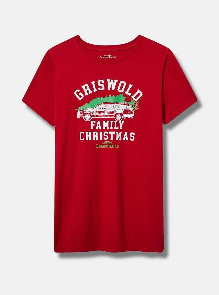 Christmas Vacation Classic Fit Cotton Crew Tee