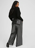 Wide Leg Sequin High Waisted Pant