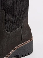 Sweater Cuff Chelsea Bootie (WW