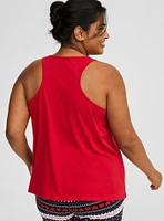 Cotton Racerback Sleep Tank