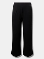 Pull-On Wide Leg Fleece High Rise Pant