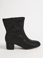 Stretch Embellished Bootie (WW