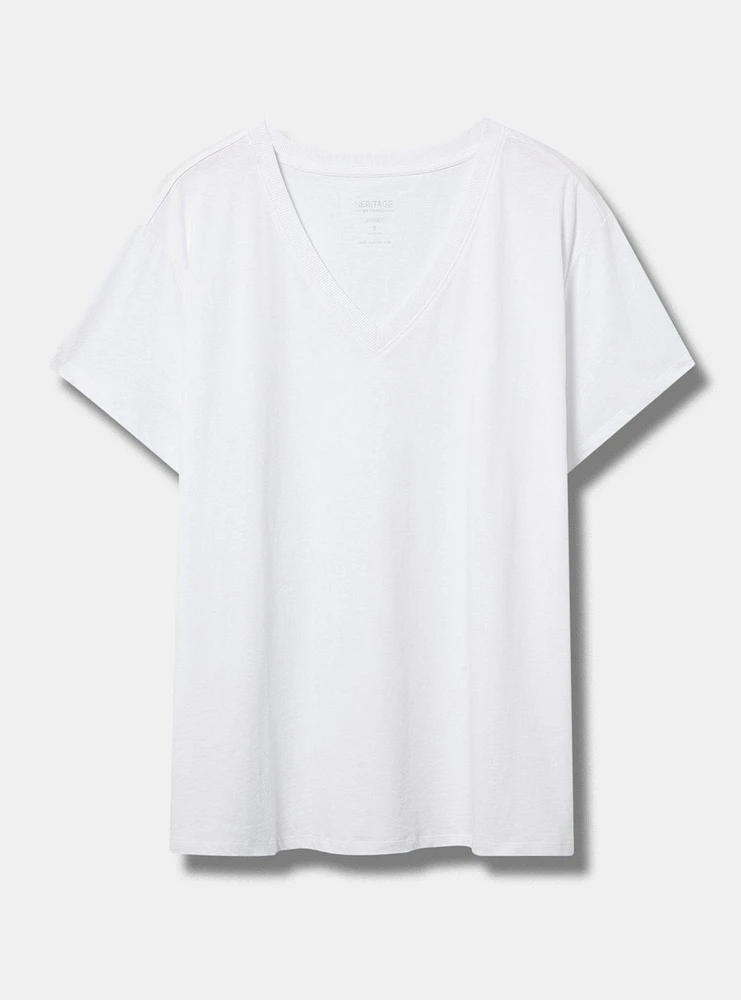 Heritage Jersey V-Neck Relaxed Tee