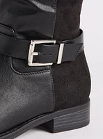 Clean Side Buckle Over The Knee Boot (WW