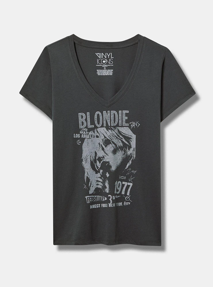 Blondie Classic Fit V-Neck Tee