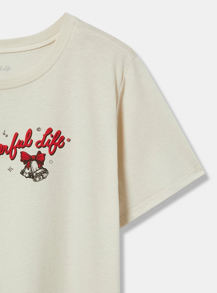 It's A Wonderful Life Classic Fit Cotton Crew Tee