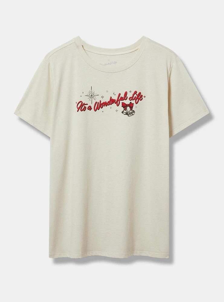 It's A Wonderful Life Classic Fit Cotton Crew Tee