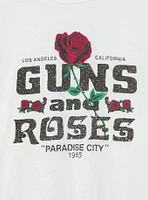 Guns and Roses Relaxed Fit Cotton Crew Tee