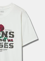 Guns and Roses Relaxed Fit Cotton Crew Tee