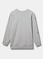 Rainbow Bright Classic Fit Cozy Fleece Sweatshirt