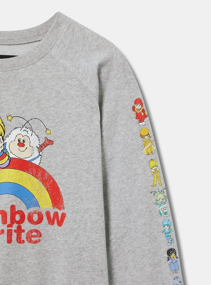 Rainbow Bright Classic Fit Cozy Fleece Sweatshirt