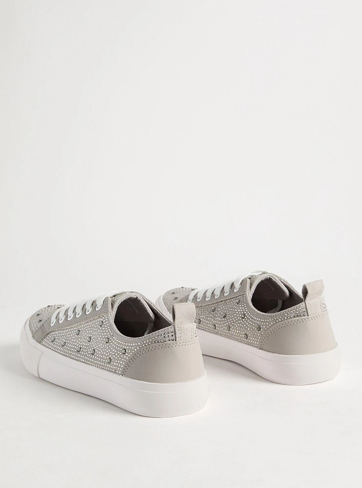 Embellished Lace-Up Sneaker (WW)