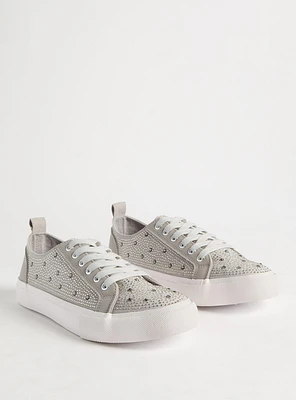 Embellished Lace-Up Sneaker (WW)