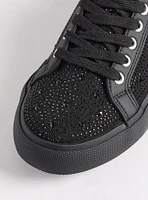 Embellished Lace-Up Sneaker (WW