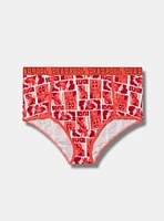 Deadpool Cotton Mid Rise Brief Panty