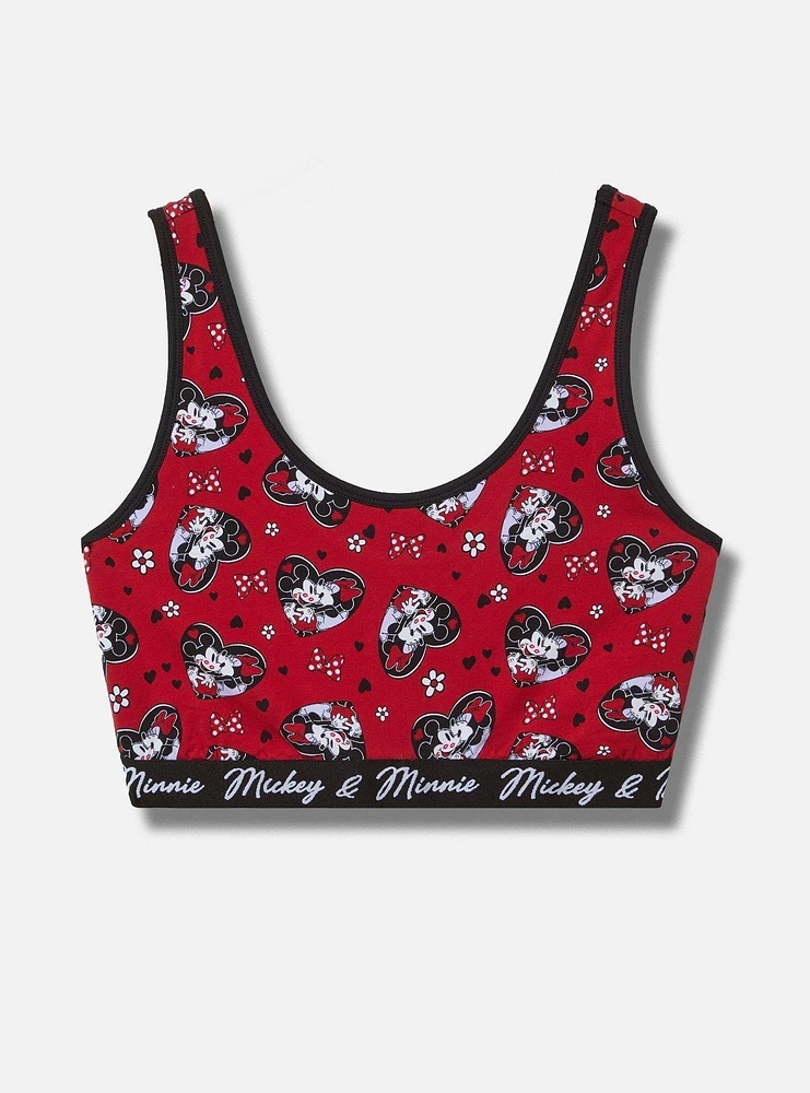 Disney Mickie Minnie Mouse Valentine's Day Bralette