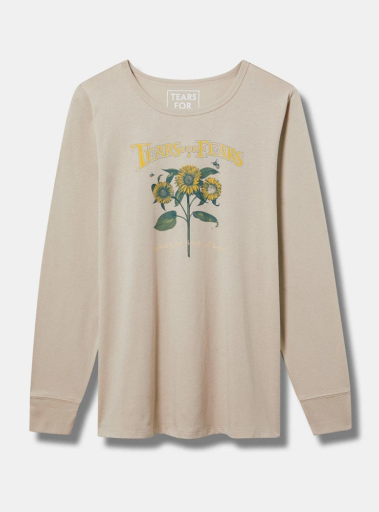 Tears For Fears Classic Cotton Long Sleeve Crew Tee