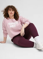 Radiate Love Classic Fit Cozy Fleece Raglan Sweatshirt