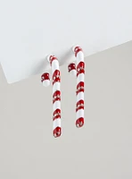 Candy Cane Front & Back Earring