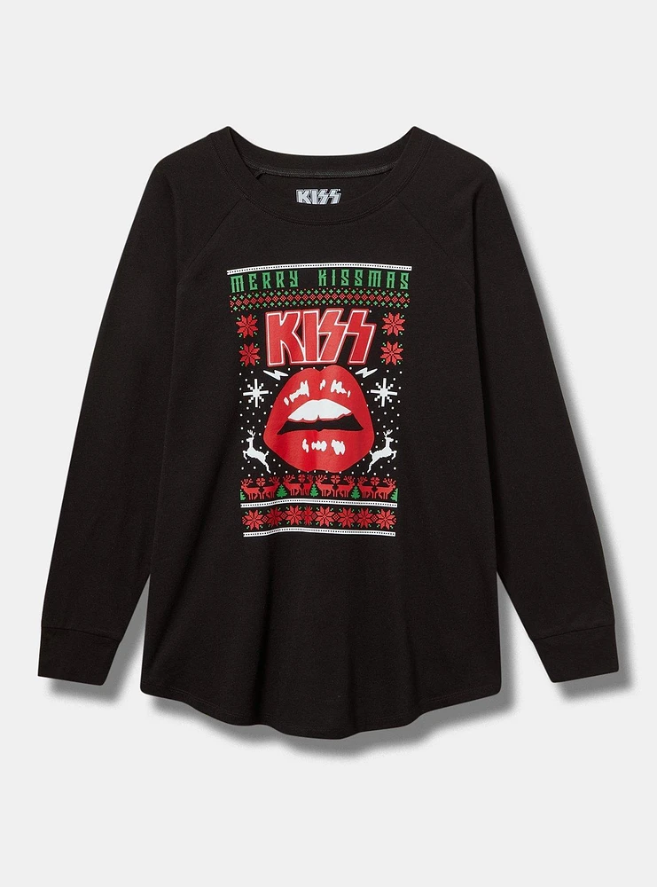 Kiss Classic Fit Ringer Tee