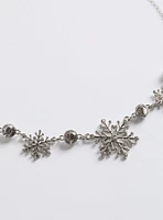 Snowflake Rhinestone Necklace