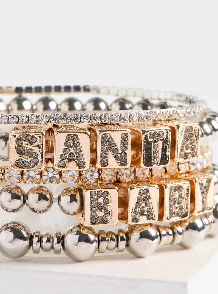 Santa Baby Stretch Bracelet