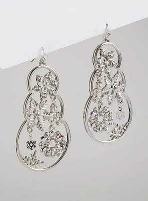 Snowman Statement Earring