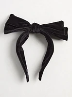 Velvet Bow Headband