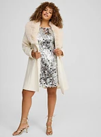 Softest Coat Fit & Flare Fur Collar