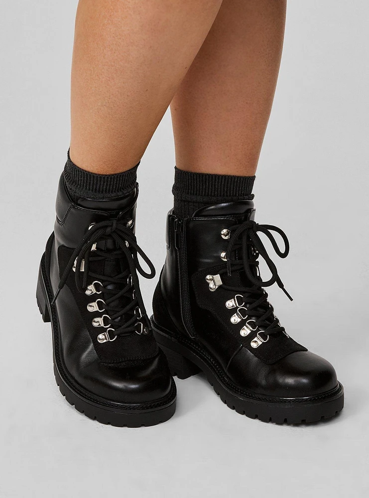 Lace-Up Hiker Bootie (WW