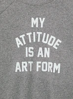 Attitude Classic Fit Tunic Sweatshirt