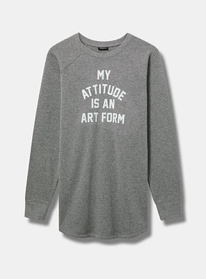 Attitude Classic Fit Tunic Sweatshirt