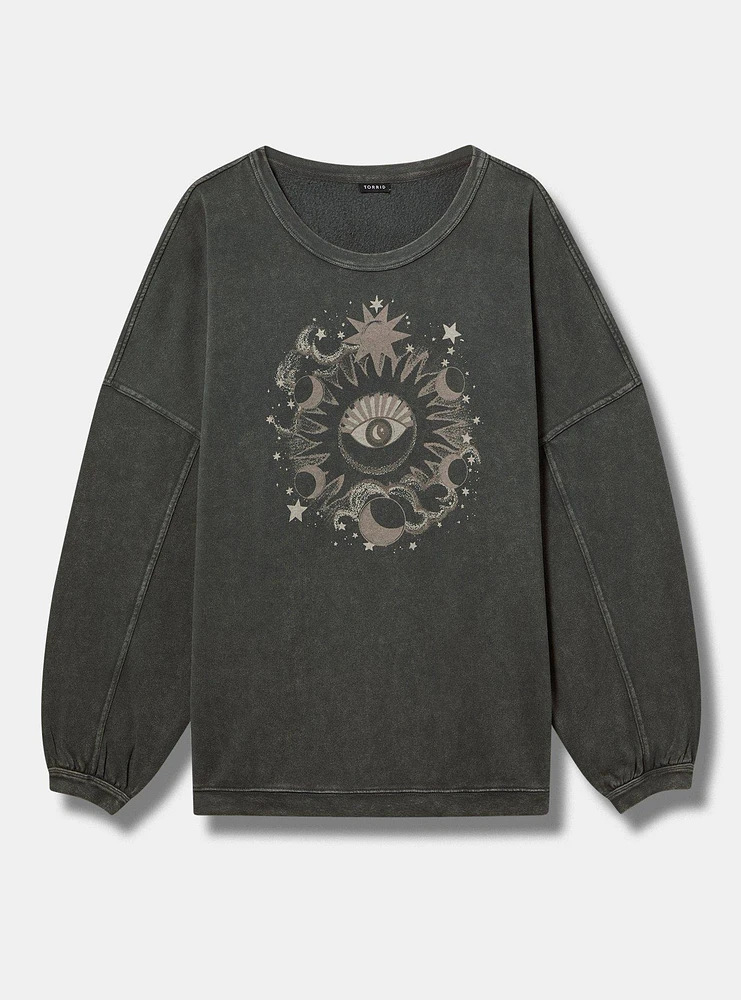 Celestial Eye Oversized Tunic Sweatshirt