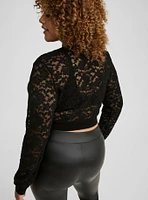 Cropped Lace Shrug