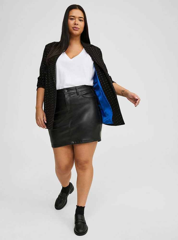 Rhinestone Ponte Parker Blazer