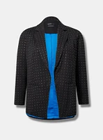 Rhinestone Ponte Parker Blazer