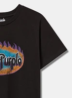 Deep Purple Classic Fit Cotton Crew Tee