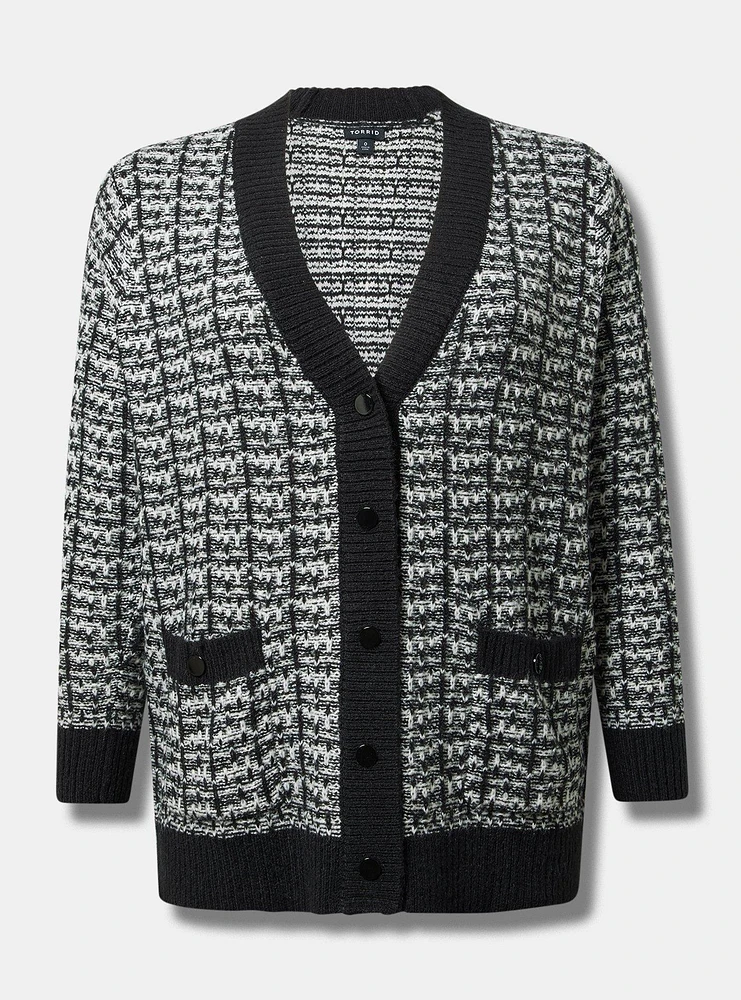 Chunky Boyfriend Cardigan Sweater