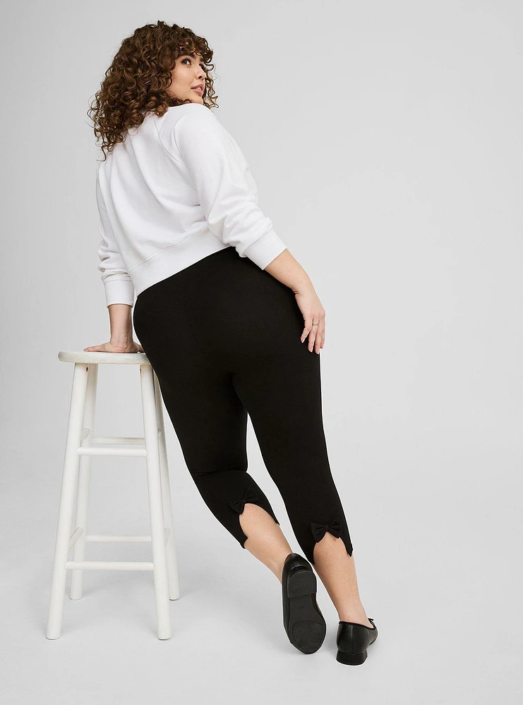 Crop Signature Waist Bow Legging