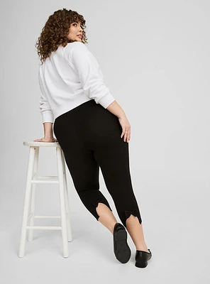 Crop Ankle Bow Legging