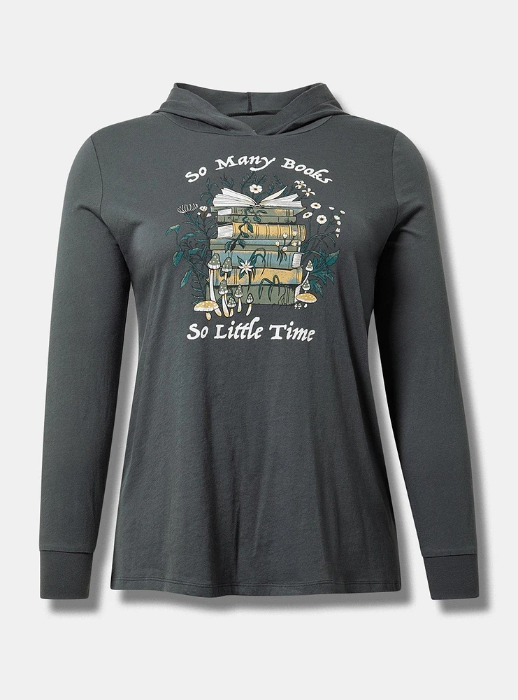 So Many Books Classic Fit Hoodie Tee