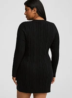 Cable Lounge Sweater Tunic