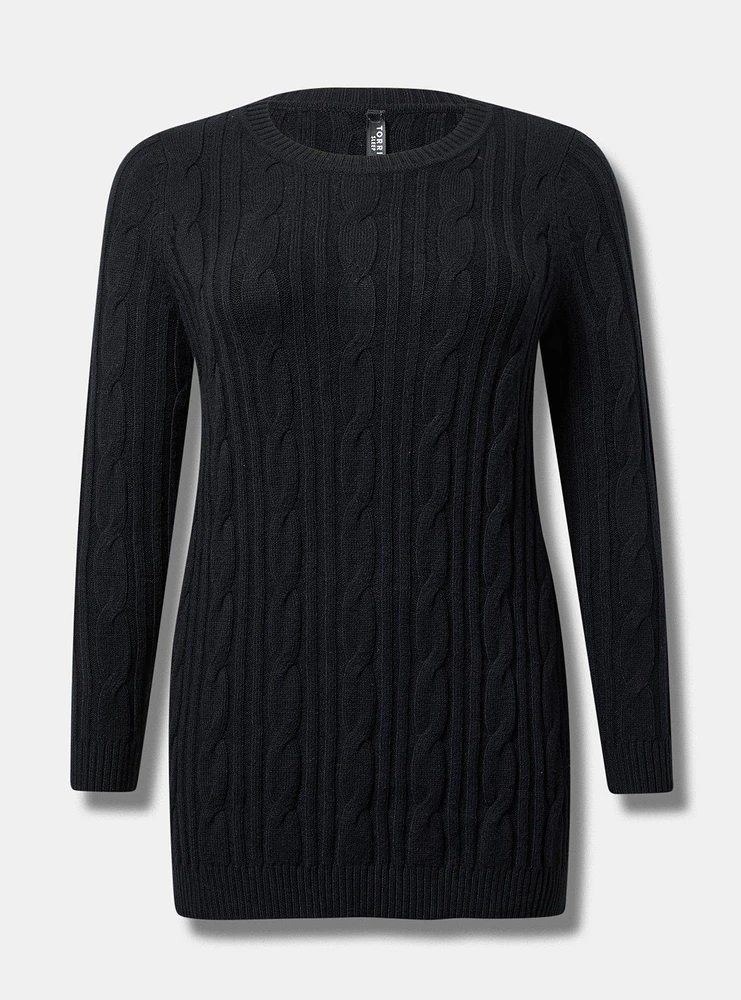 Cable Lounge Sweater Tunic