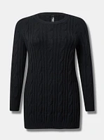 Cable Lounge Sweater Tunic