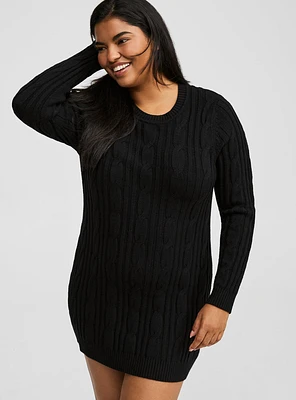 Cable Lounge Sweater Tunic