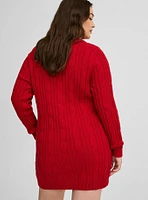 Cable Lounge Sweater Tunic