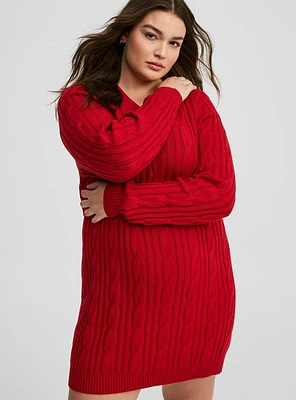 Cable Lounge Sweater Tunic